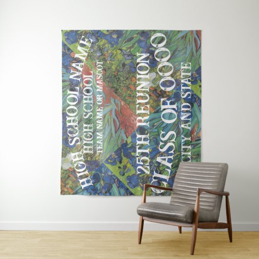 Reünie 40th 50th 55th 60th 65th 70th wandkleed (In situ)