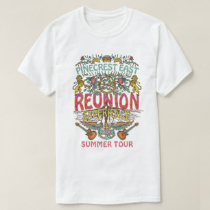 Reünie Band Retro 70s Concert Logo Custom T-shirt