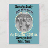 Reünie Bewaar de datum voor de uitnodiging (Voorkant)