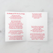 Reünie bij de Rainbow Bridge Gedicht Gevouwen Kaar Kaart (Binnen)