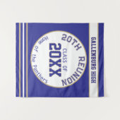 Reünie! FUN 20ste klasreünie Wandkleed (Voorkant (horizontaal))