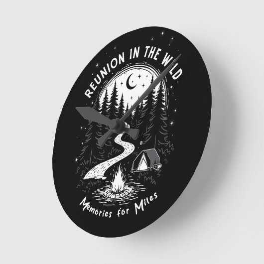 Reünie in het wild ronde klok (Hoek)