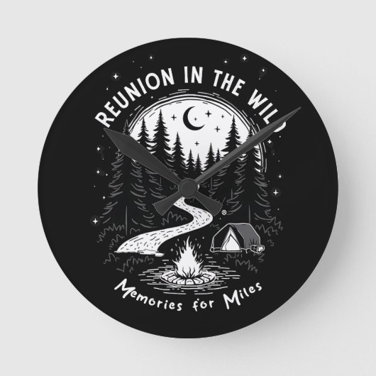 Reünie in het wild ronde klok (Voorkant)