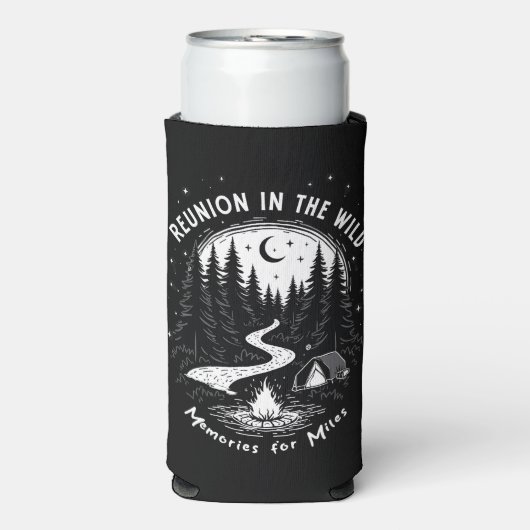 Reünie in het wild seltzer blikjeskoeler (Seltzer Voorkant)