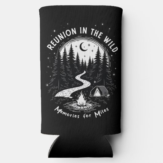 Reünie in het wild seltzer blikjeskoeler (Achterkant)