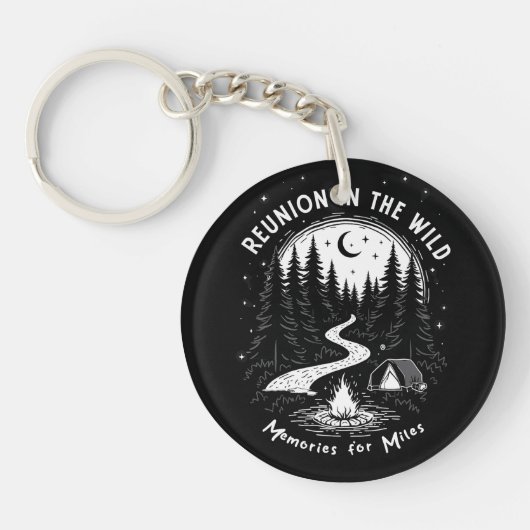 Reünie in het wild sleutelhanger (Voorkant)
