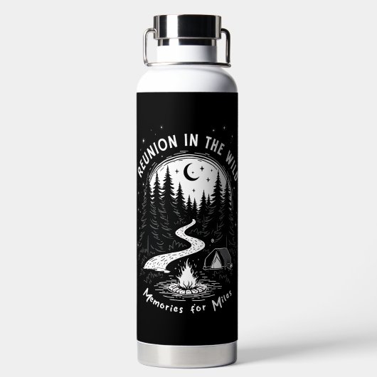 Reünie in het wild waterfles (Achterkant)