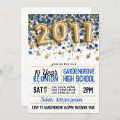 Reünie middelbare school 2011 kaart (Voorkant / Achterkant)