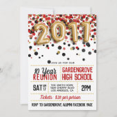 Reünie middelbare school 2011 kaart (Voorkant)