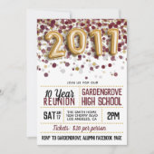 Reünie middelbare school 2011 kaart (Voorkant)