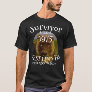Reünie middelbare school verjaardagsvakantie 2024 t-shirt