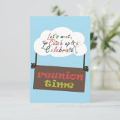 Reünie ontwerp kaart (Staand voorkant)