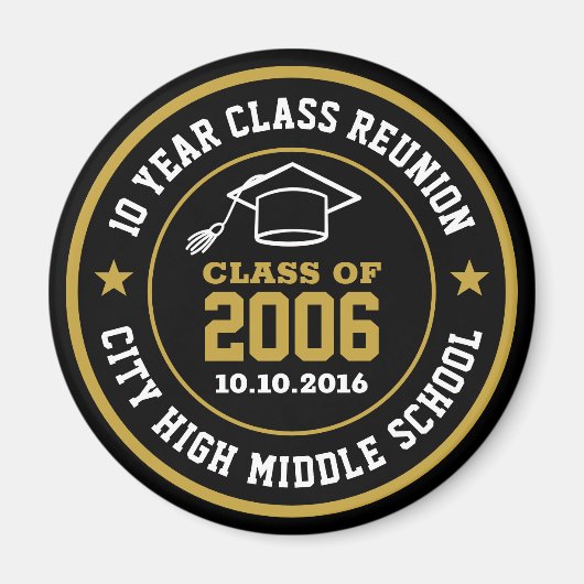 Reünie op de middelbare school, Afstuderen jaar Magneet (Voorkant)