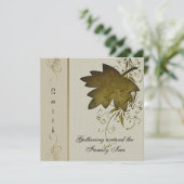  reünie over de ledemaatfamilie kaart (Staand voorkant)