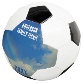 Reünie Regenboog Kleurrijke Jaarlijkse Familie Pic Voetbal
