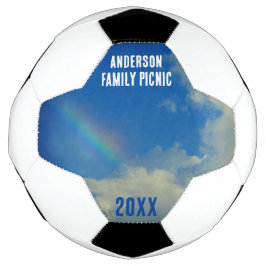 Reünie Regenboog Kleurrijke Jaarlijkse Familie Pic Voetbal