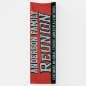 Reünie Superheld Stripboek Spandoek (Verticaal)