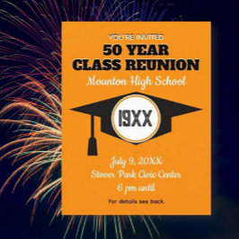 Reünie uitnodigen! Aangepaste Klasse Reunion uitno Kaart