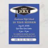 Reünie uitnodigen! Perfect Class Reunion Briefkaar Briefkaart (Voorkant)
