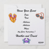 Reünie - Uitnodiging Strand - SRF (Achterkant)