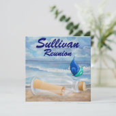 Reünie - Uitnodiging Strand - SRF (Staand voorkant)