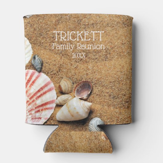 Reünie van de familie Starfish en Seashells Blikjeskoeler (Achterkant)