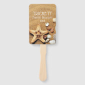 Reünie van de familie Starfish en Seashells Handwaaier (Voorkant)