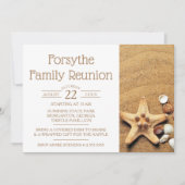 Reünie van de familie Starfish en Seashells Kaart (Voorkant)
