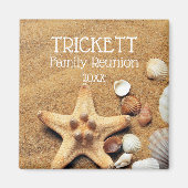 Reünie van de familie Starfish en Seashells Magneet (Voorkant)