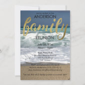 Reünie van de Tropical Beach Familie Kaart (Voorkant)