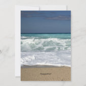 Reünie van de Tropical Beach Familie Kaart (Achterkant)