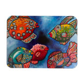 Reünie van de visfamilie magneet (Horizontaal)