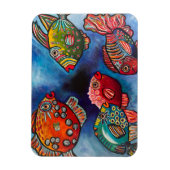 Reünie van de visfamilie magneet (Verticaal)