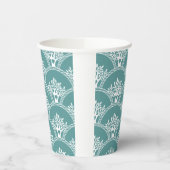 Reünie van monogram van de stamboom papieren bekers (Links)