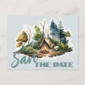 Reünie Viering Waterverf Tentaankondiging Aankondigingskaart (Voorkant)