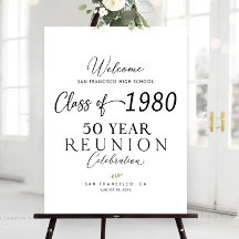 Reünie welkom teken, Klasse reünie welkom teken,