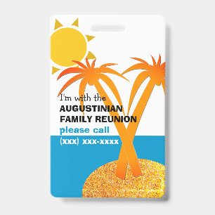 Reünie Zomer Vakantie VERLOREN KIND Badge