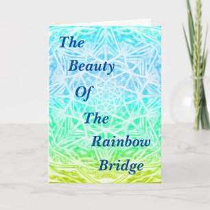 Reunion at the Rainbow Bridge Folded Card YGB Kaart