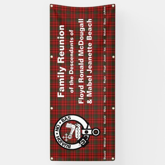 Reunion Banner (Verticaal)