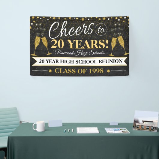 Reunion Banner voor middelbare schoolklassen (Beurs)