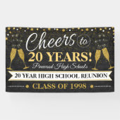 Reunion Banner voor middelbare schoolklassen (Horizontaal)