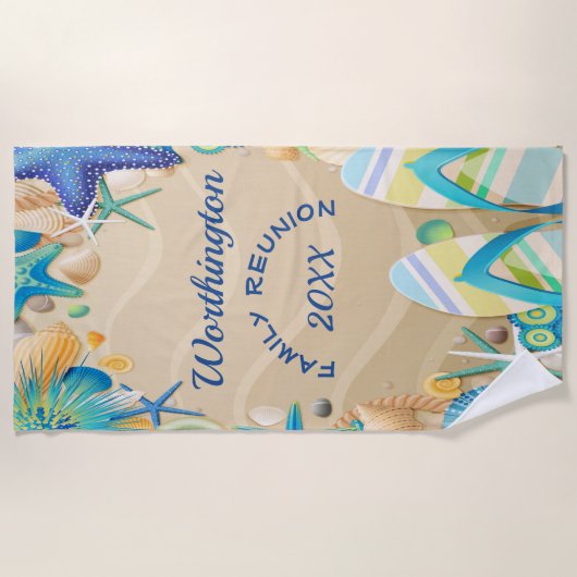 Reunion Beach Handdoek (Voorkant)