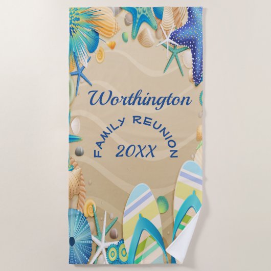 Reunion Beach Handdoek (Voorkant)