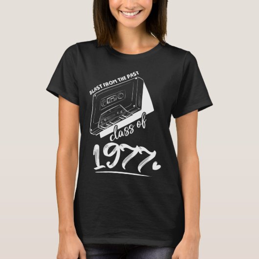Reunion Class of 1977 School Afstuderen Blast Van T-shirt (Voorkant)