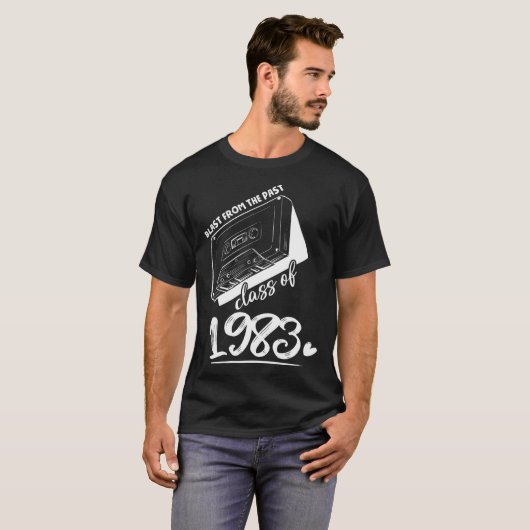 Reunion Class of 1983 School Graduation Blast From T-shirt (Voorkant volledig)