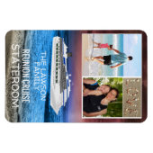 Reunion Cruise Stateroom Door Marker Beach Foto Magneet (Horizontaal)