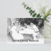 Reunion Dinner Afbeelding Invitation Kaart (Staand voorkant)