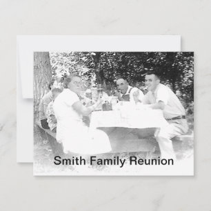 Reunion Dinner Afbeelding Invitation Kaart