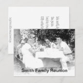 Reunion Dinner Afbeelding Invitation Kaart (Voorkant / Achterkant)