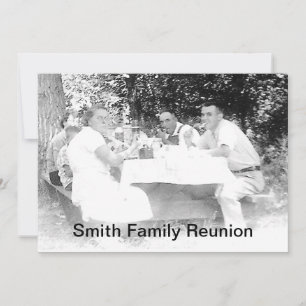 Reunion Dinner Afbeelding Invitation Kaart